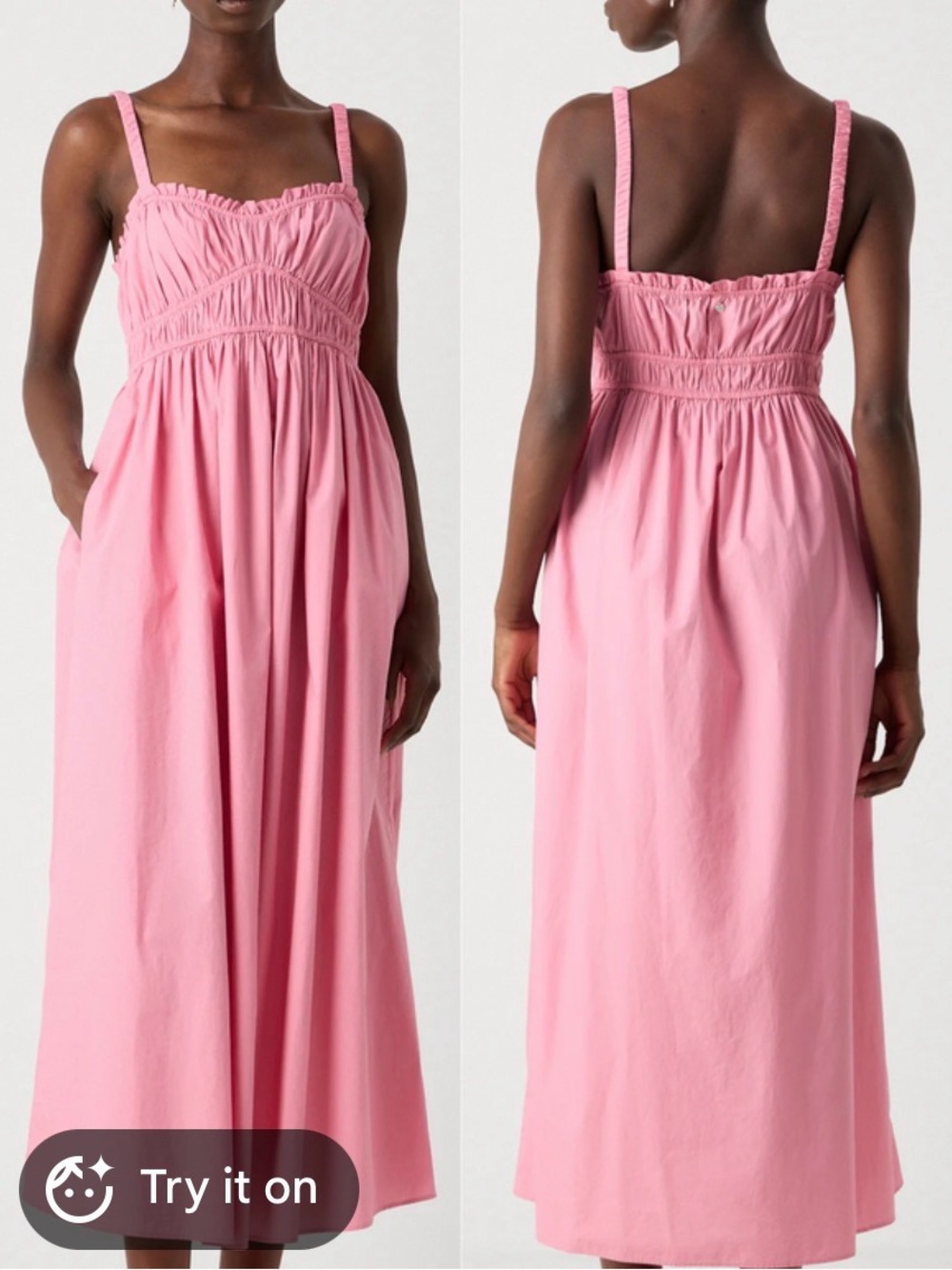 BOSS Dalza Maxi Dress NWT Pink Size 2